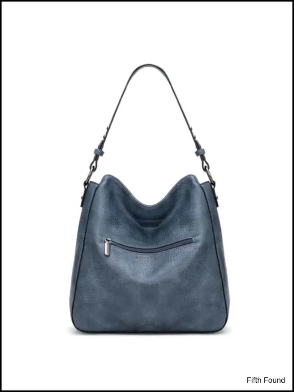 Vegan Leather Hobo Bag Top Handle Satchel Shoulder Purse Bucket Handbag